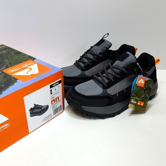 Ozark Trail Waterproof Hikers Low-Top Men Size 9 Leather Upper Outdoor Trail NIB - Picture 1 of 13